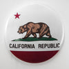 California State Flag Dome Metal Sign (15")